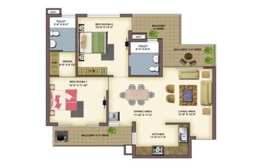 2bhk la prisma