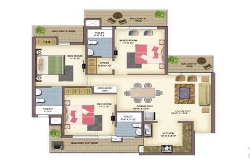 3 bhk la prisma